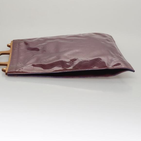 LOUIS VUITTON Monogram Vernis Stanton Tote Bag Purple Viole M91079 - Picture 5 of 12